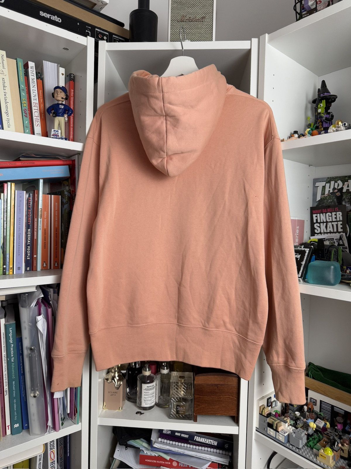 Acne Studios × Designer Acne Studios face logo peach hoodie XS fit S streetwear Size US S / EU 44-46 / 1 - 2 Thumbnail