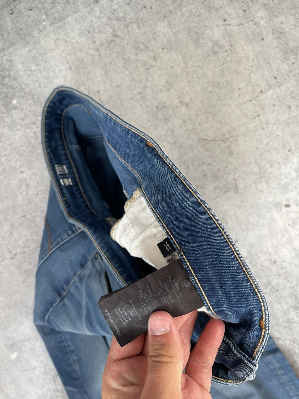 G-Star Y2K G-STAR RAW DENIM STRAIGHT JEANS JAPANEESE Size US 34 / EU 50 - 9 Thumbnail