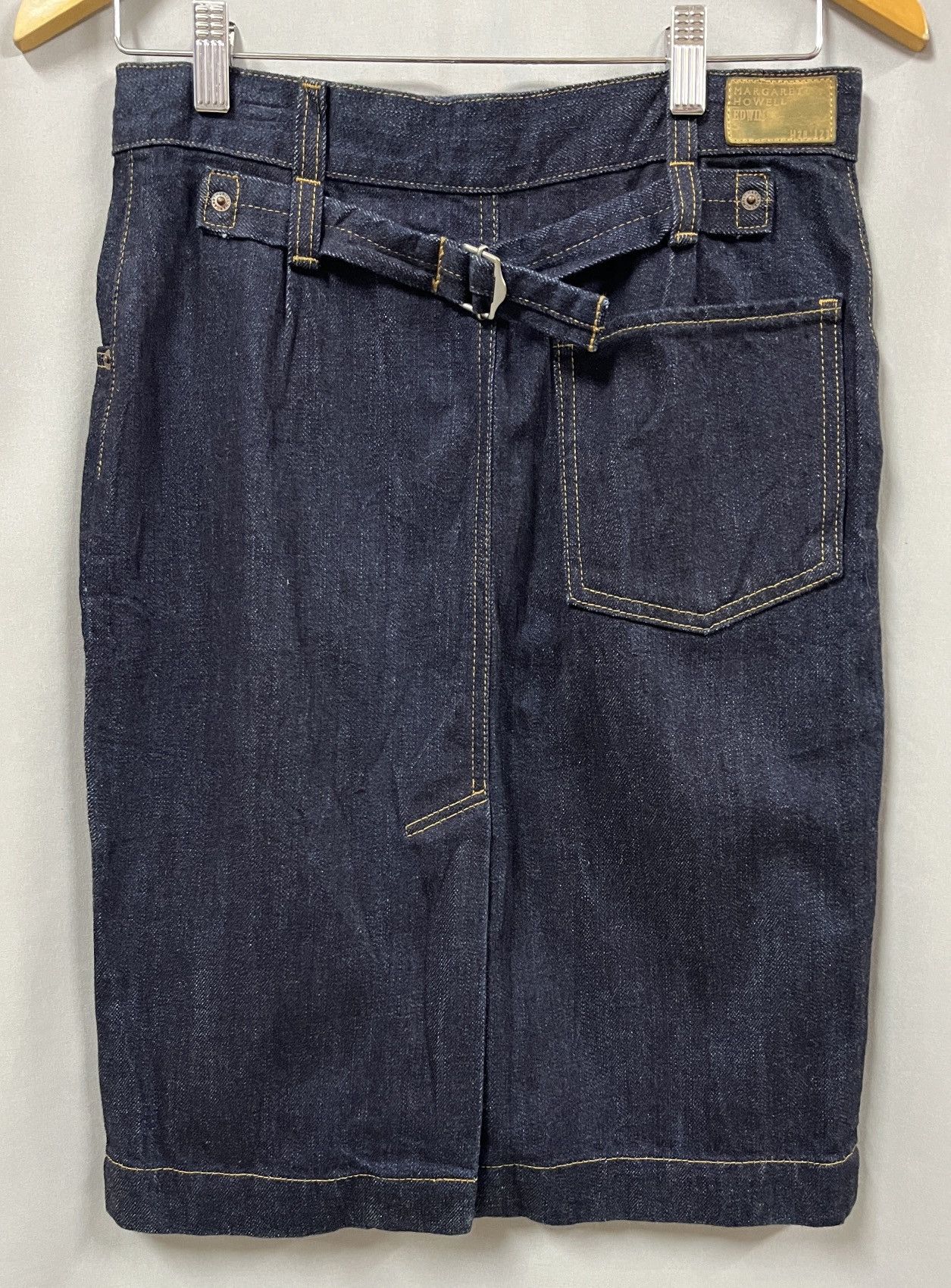 Edwin × Japanese Brand × Margaret Howell Margaret howell mini skrits blue denim Size 29" - 6 Thumbnail