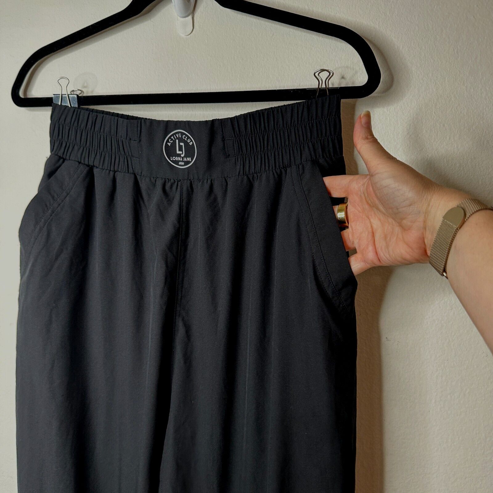 Other Uniquely Lorna Jane Jet Black Active Club Jogger Pants S Size 27" / US 4 / IT 40 - 5 Thumbnail