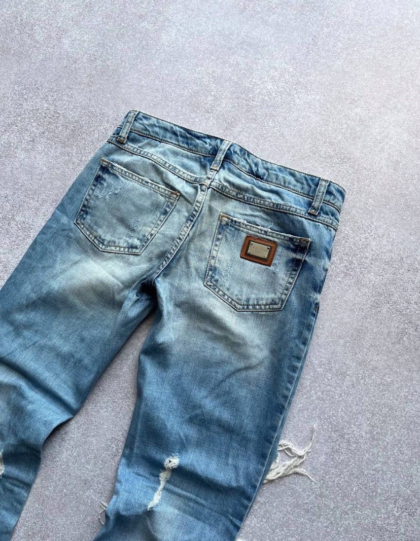 Dolce & Gabbana Vintage Dolce&Gabbana Distressed Baggy Jeans 26 Size US 26 / EU 42 - 4 Thumbnail