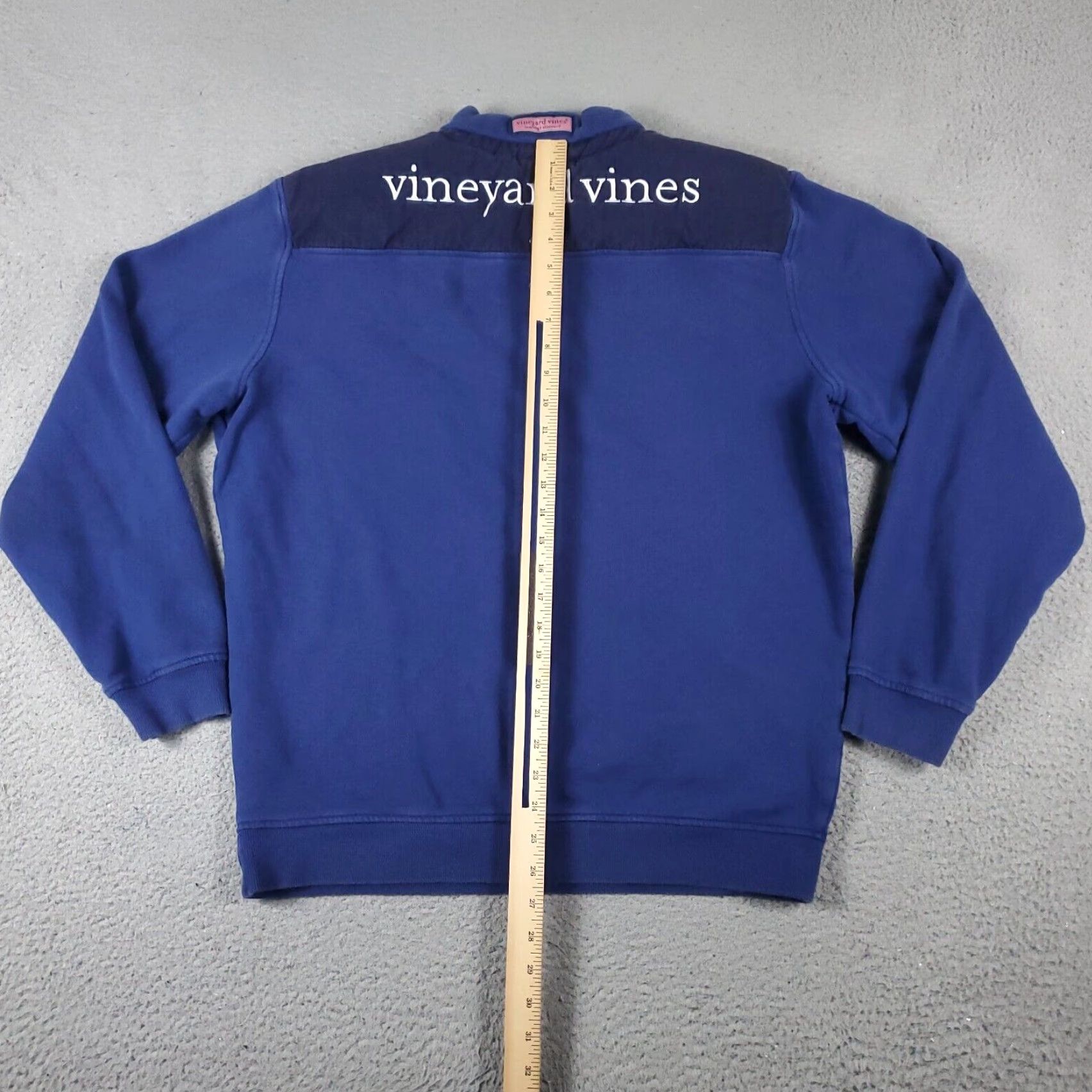 Vineyard Vines Vineyard Vines Blue Pullover Sweater Adult Medium Long Sleeve 1/4 Zip Mens Size US M / EU 48-50 / 2 - 6 Thumbnail