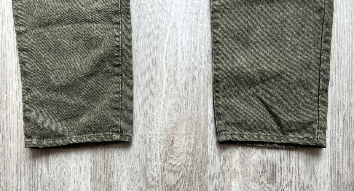 Armani × Vintage Vintage Armani Jeans Denim Dark Green Pants Size 29" - 2 Thumbnail