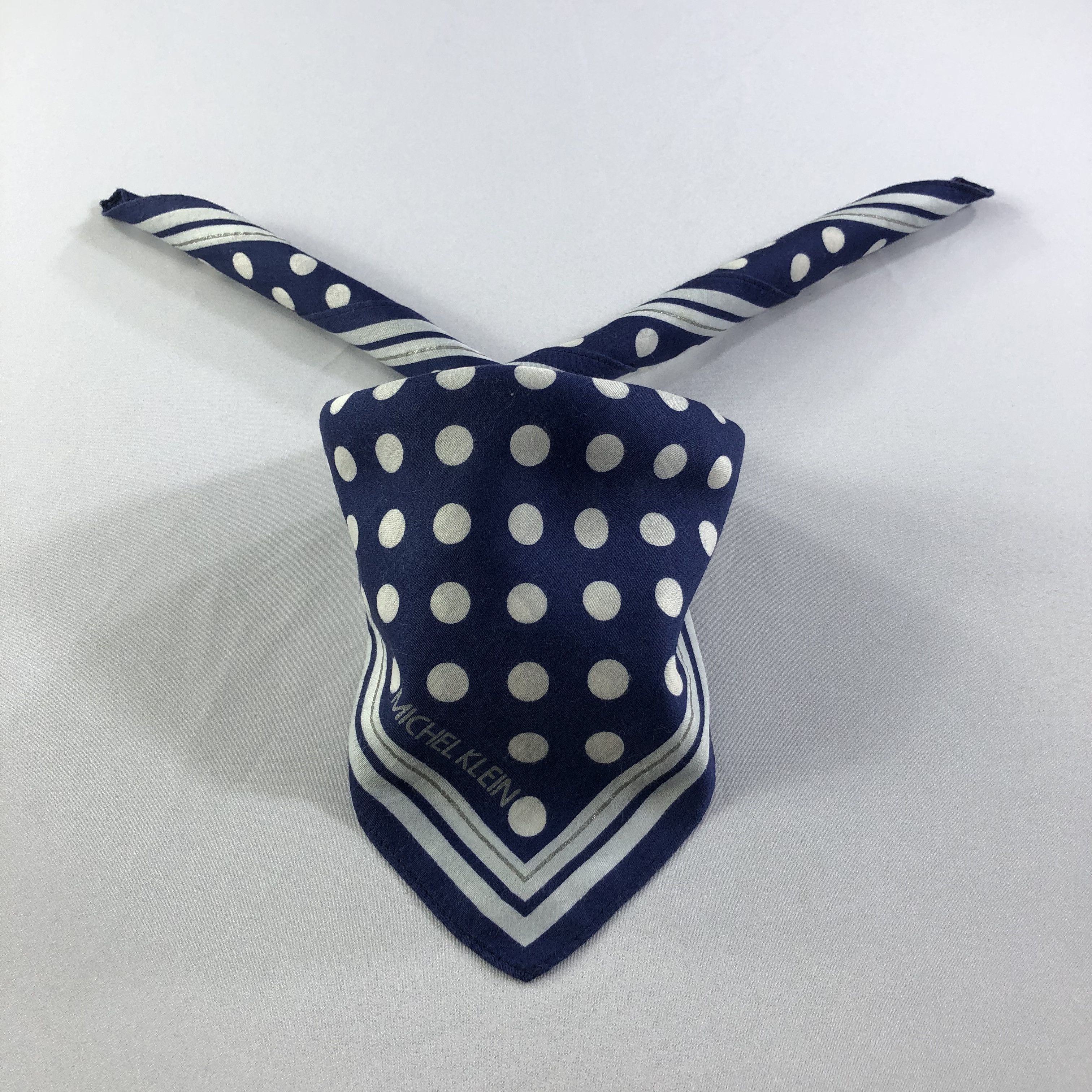 Michel Klein × Vintage Michel Klein Handkerchief Neckerchief Bandana H2115 Size ONE SIZE - 2 Thumbnail