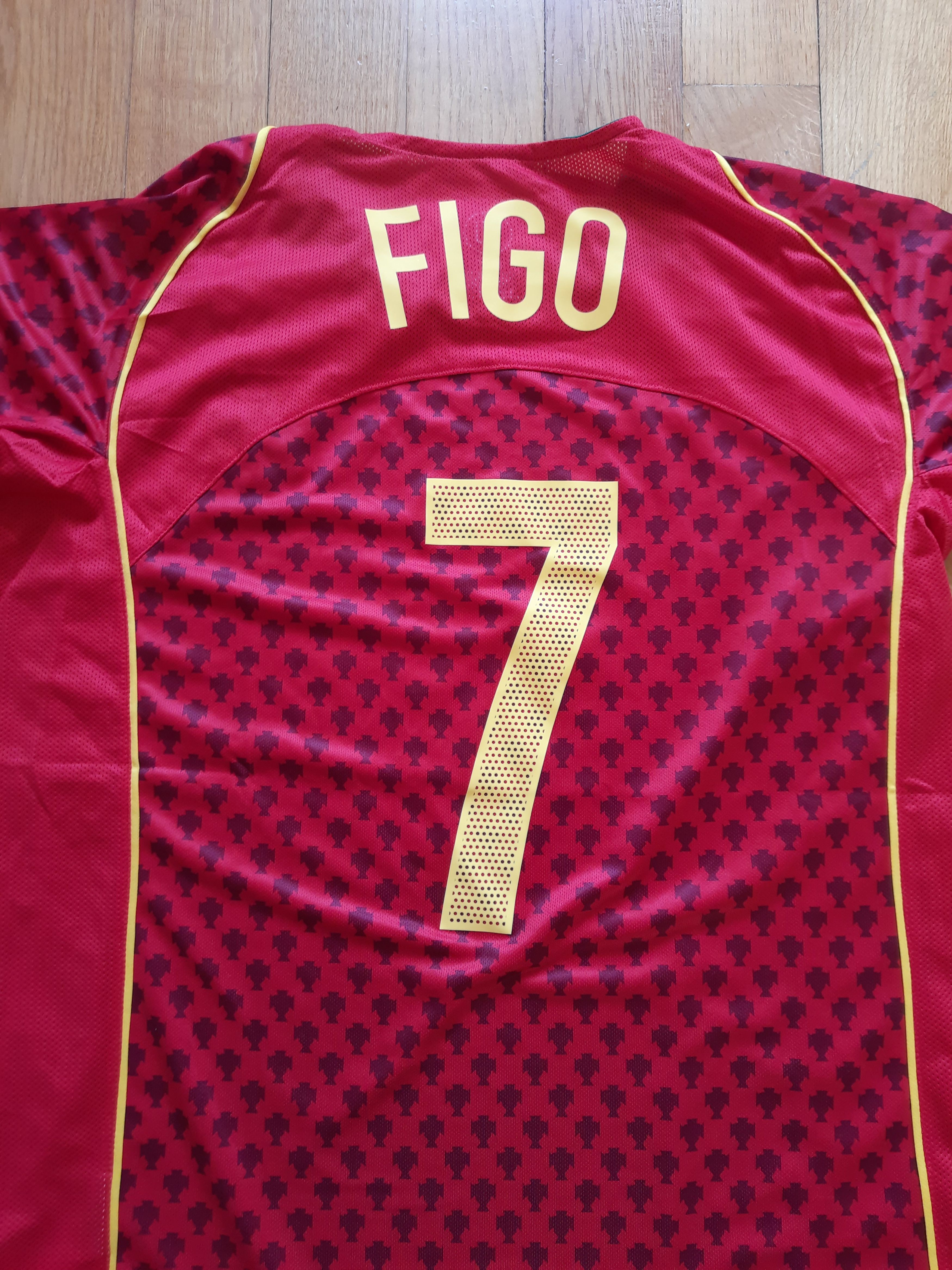 Other Portugal Figo 2004 Soccer Europe Final Football T Shirt Nike Size US L / EU 52-54 / 3 - 2 Thumbnail