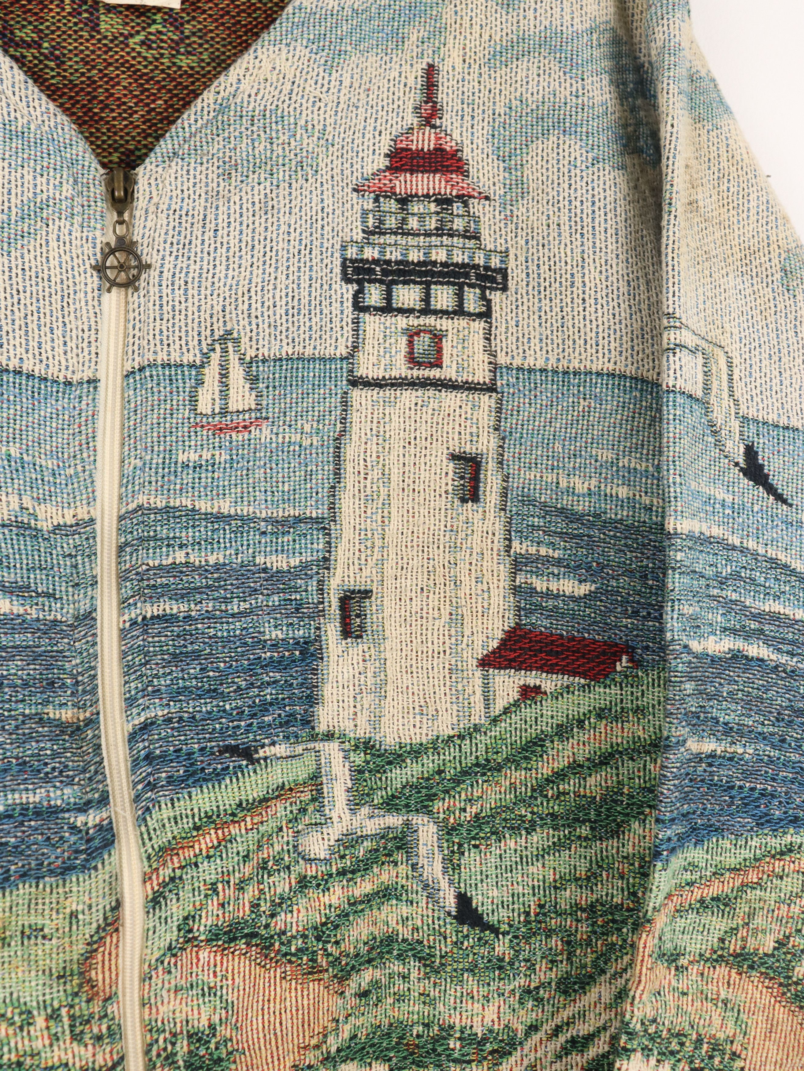 Vintage Vintage Art All Over Print Tapestry Jacket Size US L / EU 52-54 / 3 - 4 Thumbnail