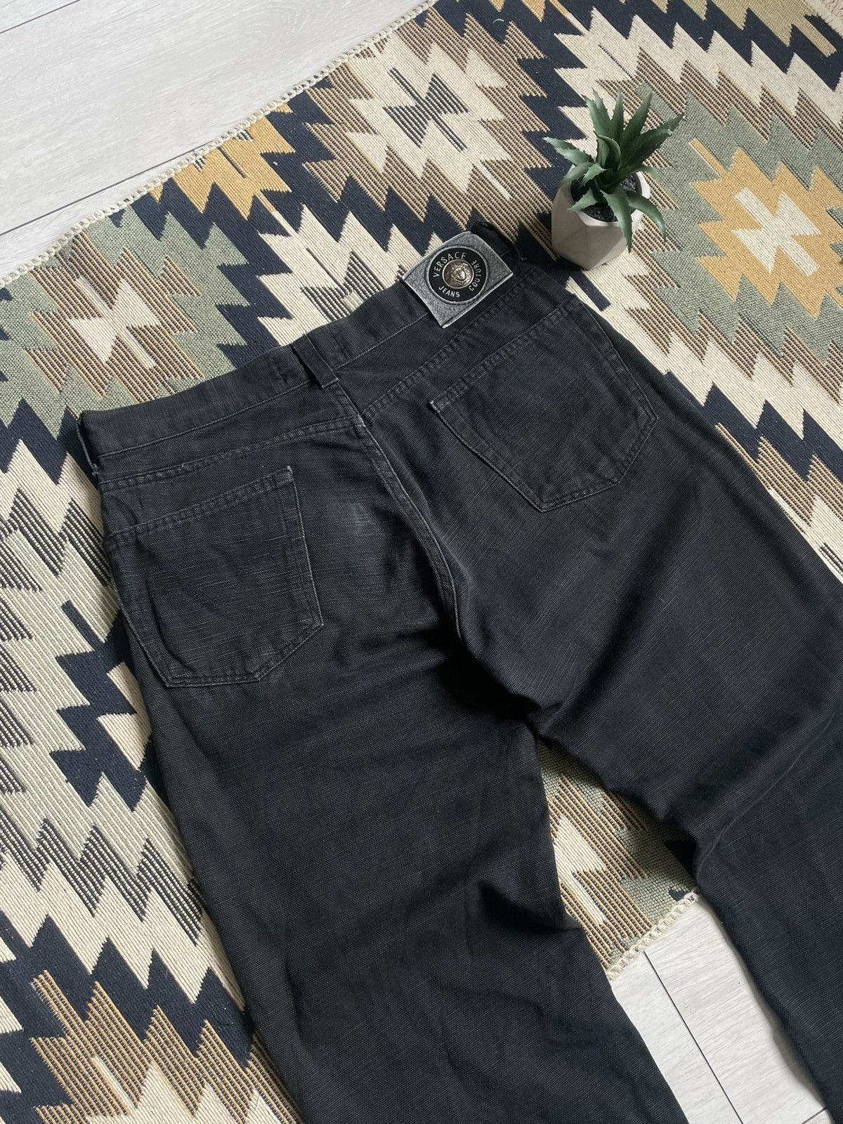 Versace × Vintage Vintage Versace Jeans Couture Logo Pants Size US 36 / EU 52 - 3 Thumbnail