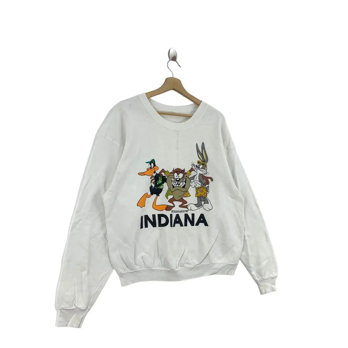 Warner Bros Vintage 1982 LOONEY TUNES TAZ Daffy Duck Bugs Bunny Size XL / US 12-14 / IT 48-50 - 4 Thumbnail
