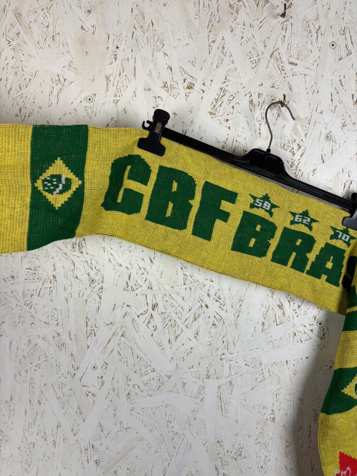 Vintage 00s Vintage Brasil CBF Budweiser Beer Soccer Fanwear Scarf Size ONE SIZE - 3 Thumbnail