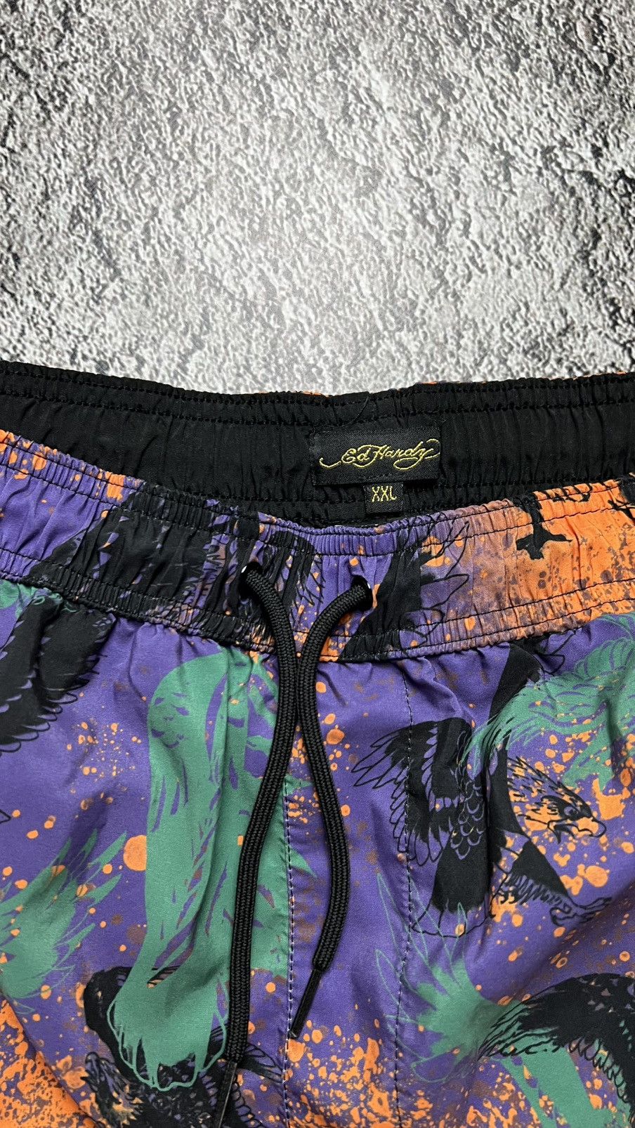 Ed Hardy Ed Hardy Y2K overprinted shorts 2XL Size US 38 / EU 54 - 3 Thumbnail