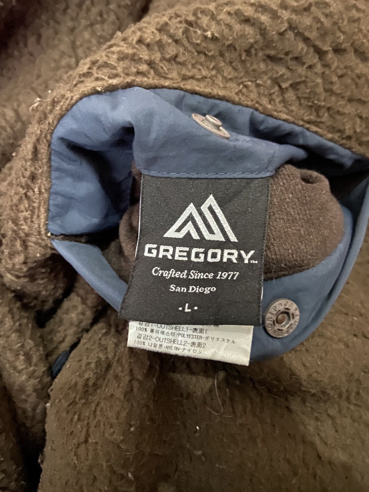 Gregory Gregory long bulky fleece reverseable jacket Size US L / EU 52-54 / 3 - 20 Thumbnail