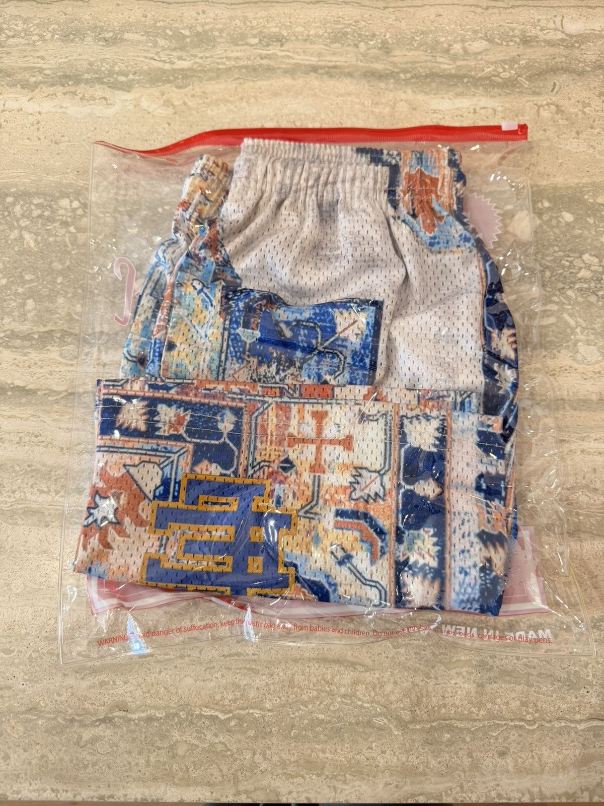Eric Emanuel Eric Emanuel EE Basic/Core Rug Print Mesh Shorts Size M Size US 31 - 8 Thumbnail