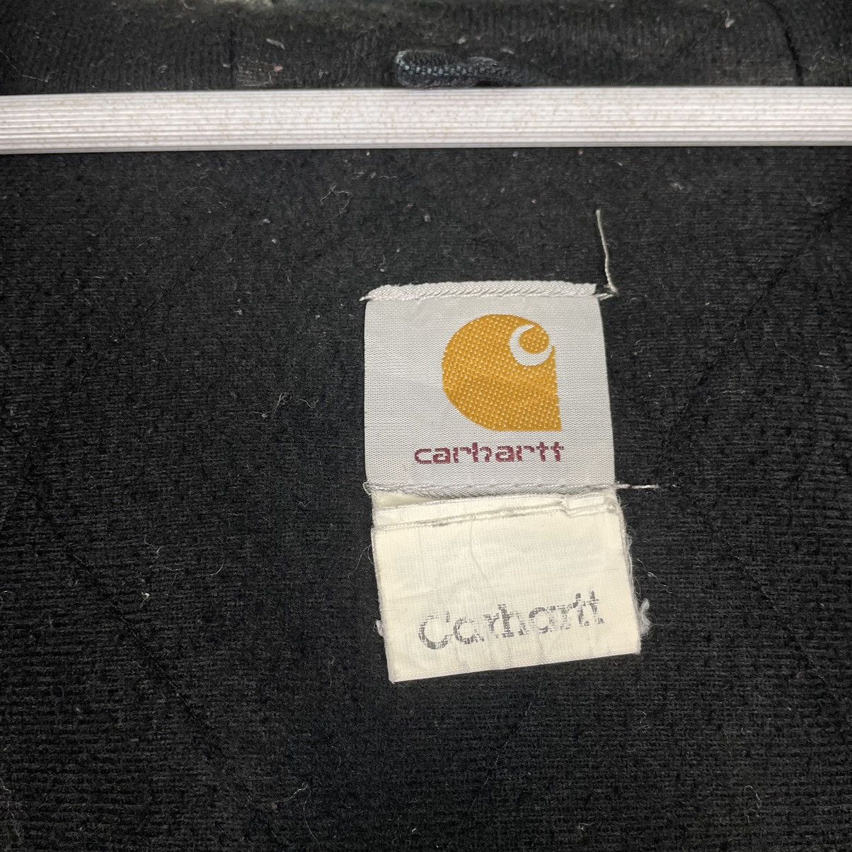 Carhartt × Vintage 💥90s CARHARTT J140 JACKET HOODIE SUNFADED BLACK Size US XXL / EU 58 / 5 - 15 Thumbnail
