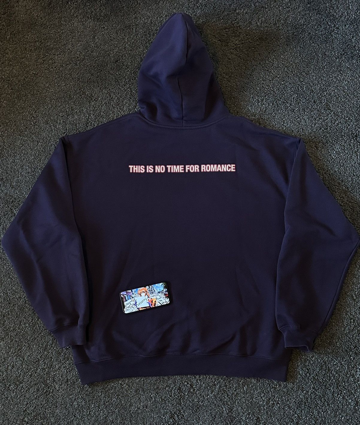 Vetements Vetements "no time for romance" Hoodie Size US M / EU 48-50 / 2 - 2 Thumbnail
