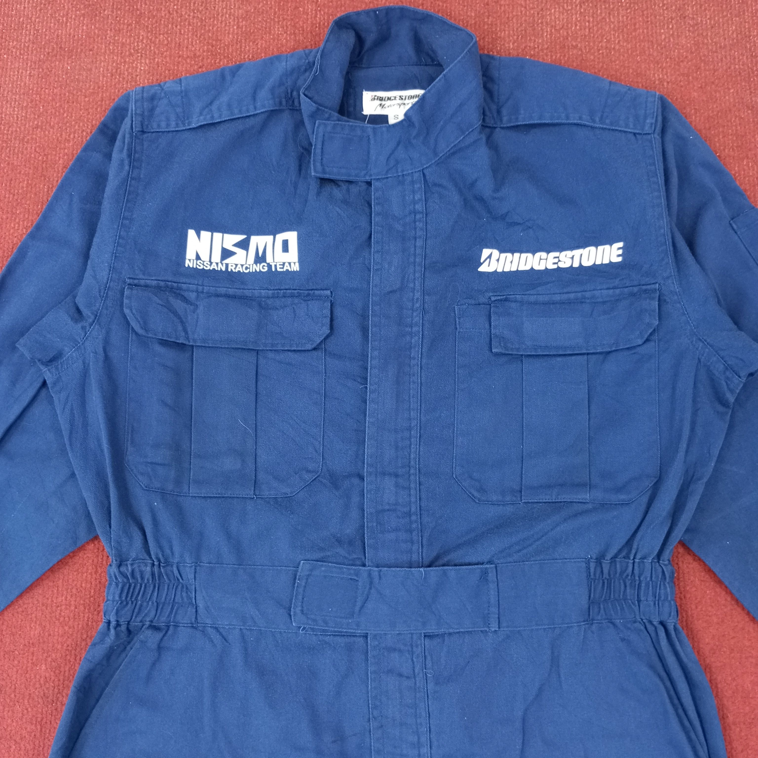 Japanese Brand Bridgestone X Custom Nismo Nissan Racing Coverall Jacket Size US S / EU 44-46 / 1 - 5 Thumbnail