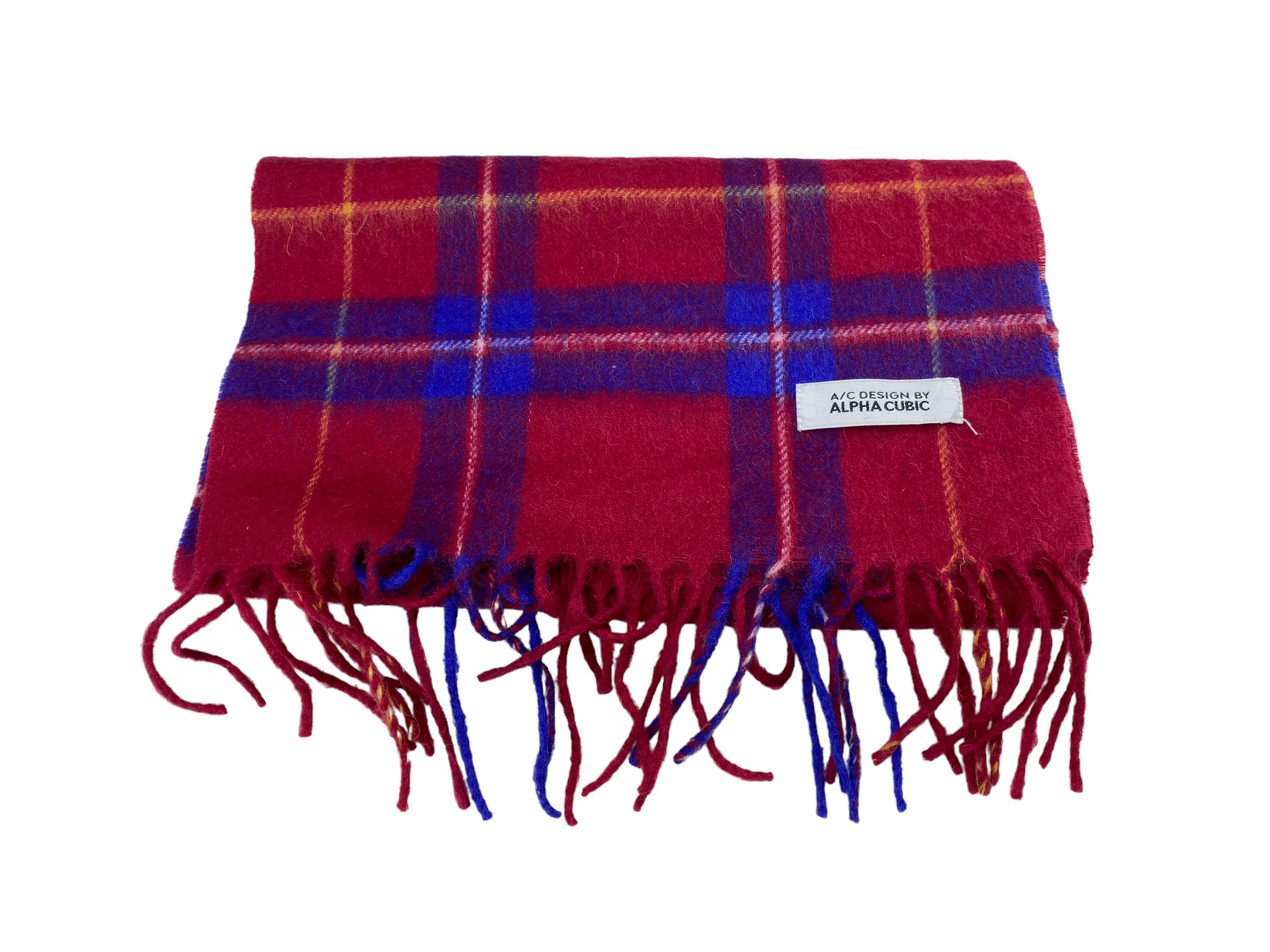 Vintage Alpha Cubic scarf Checkered Vintage Scarves Size ONE SIZE - 7 Thumbnail