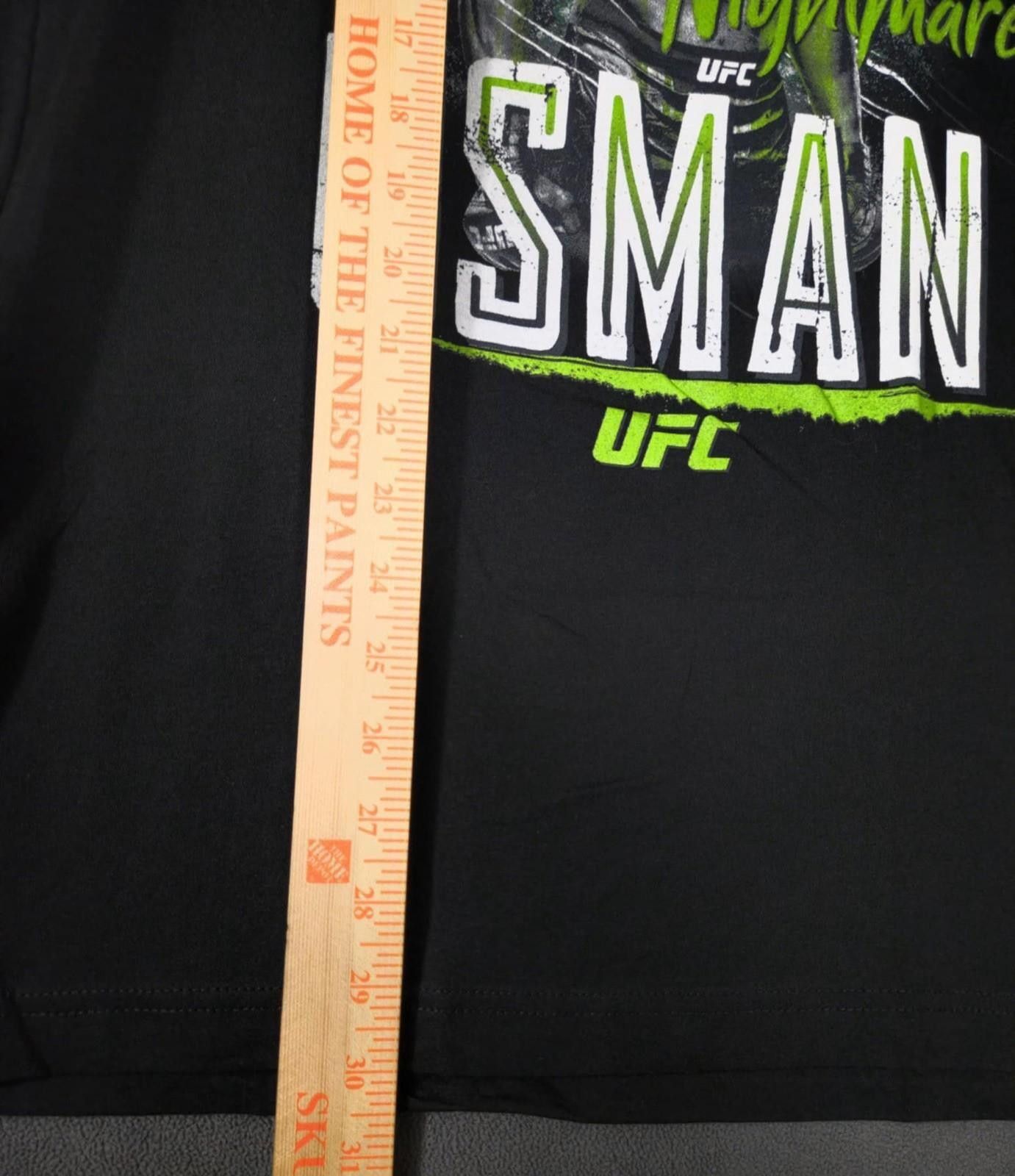 Other UFC Kamaru Usman Nigerian Nightmare Black Graphic M #3 Size ONE SIZE - 4 Thumbnail