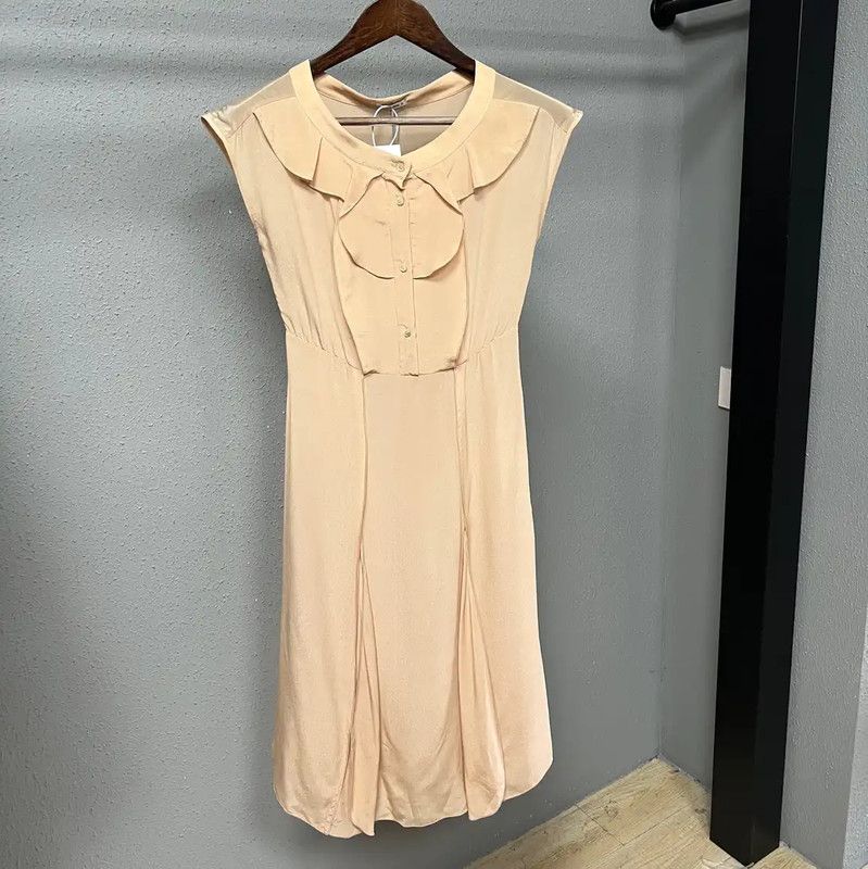 Miu Miu Miu Miu Pink Silk Women's Dress Size S 0089 Size XS / US 0-2 / IT 36-38 - 1 Thumbnail