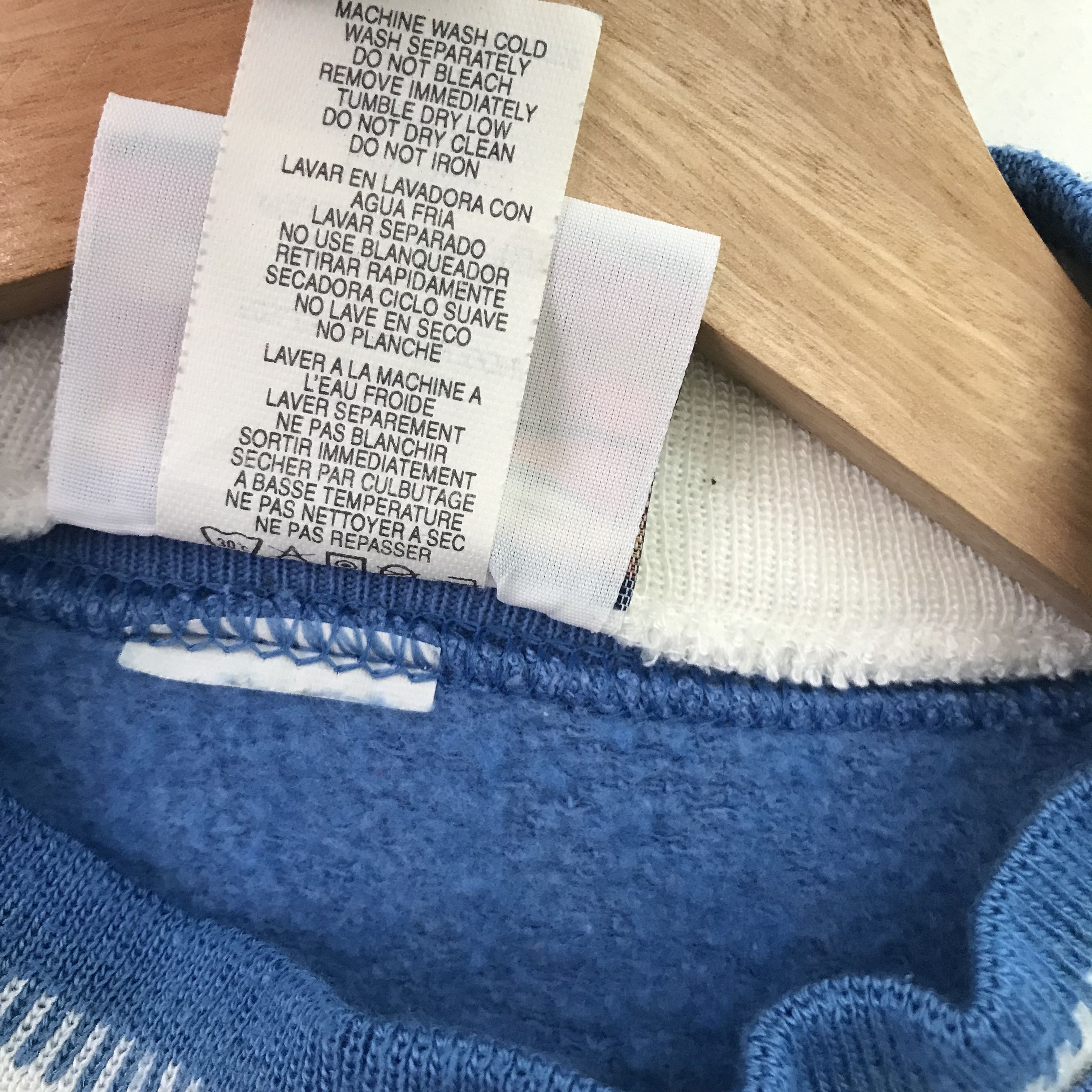Vintage Vintage 90s Morning Sun Blue Sweatshirt - 402 Size US L / EU 52-54 / 3 - 8 Thumbnail