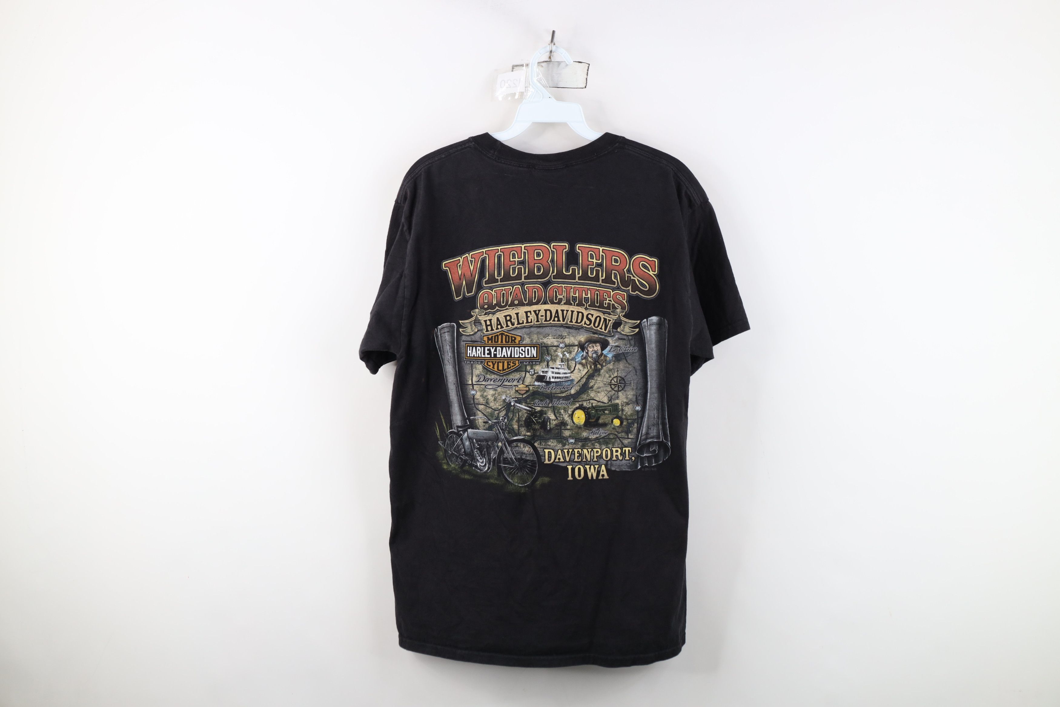 Harley Davidson Vintage Y2K Harley Davidson Skull Skeleton T-Shirt Black Size US M / EU 48-50 / 2 - 13 Thumbnail