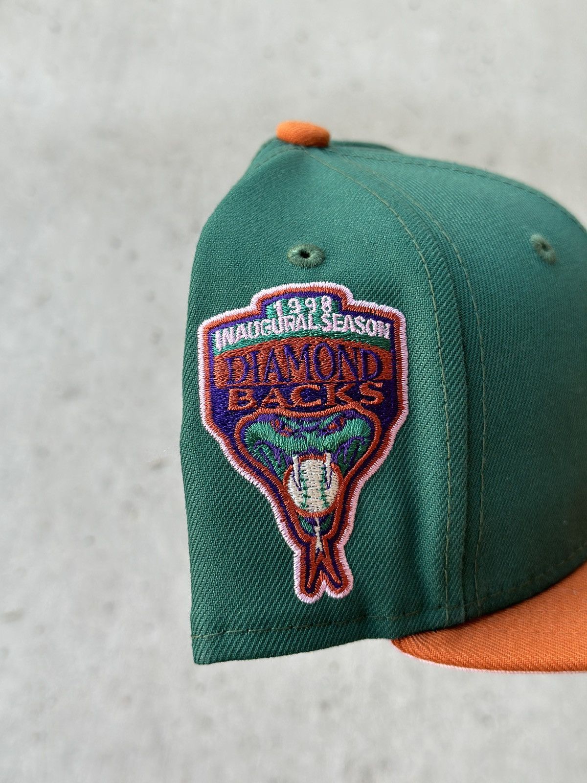 Hat Club × MLB × New Era Arizona Diamondbacks OG Cactus Fruits Two Tone Fitted 7 1/4 Size ONE SIZE - 2 Thumbnail