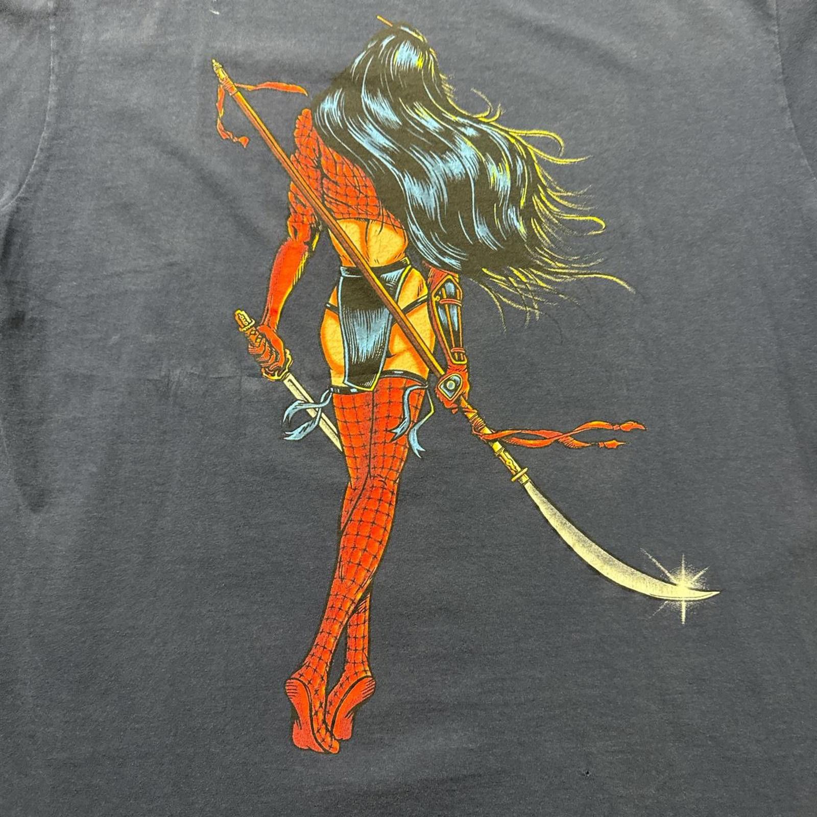 Changes Shi Lady Death Crusade Comics 1997 Vintage Ninja T-Shirt Size US XL / EU 56 / 4 - 5 Thumbnail