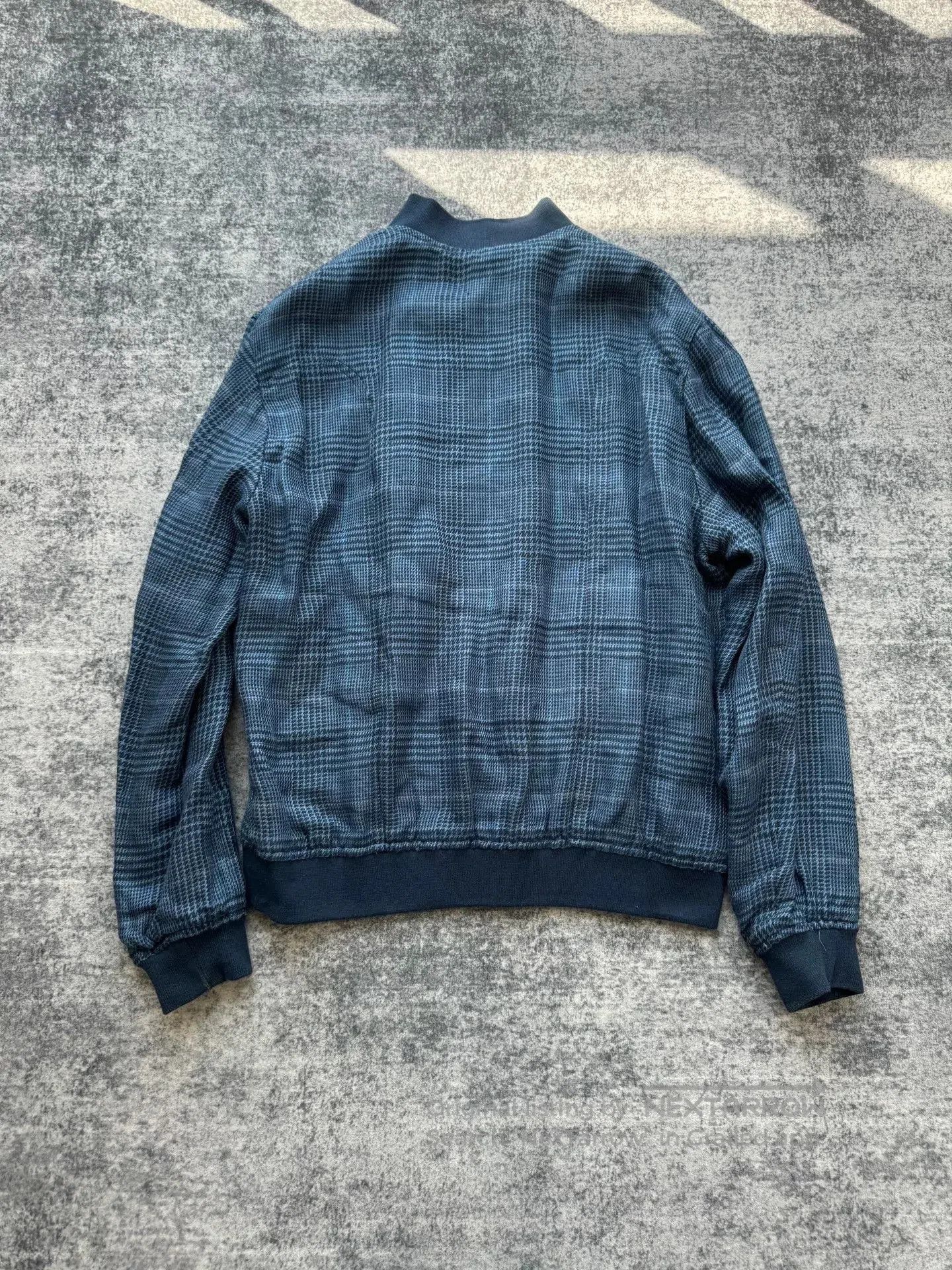 Etro reversible blue silk linen check jacket. Size US L / EU 52-54 / 3 - 4 Thumbnail