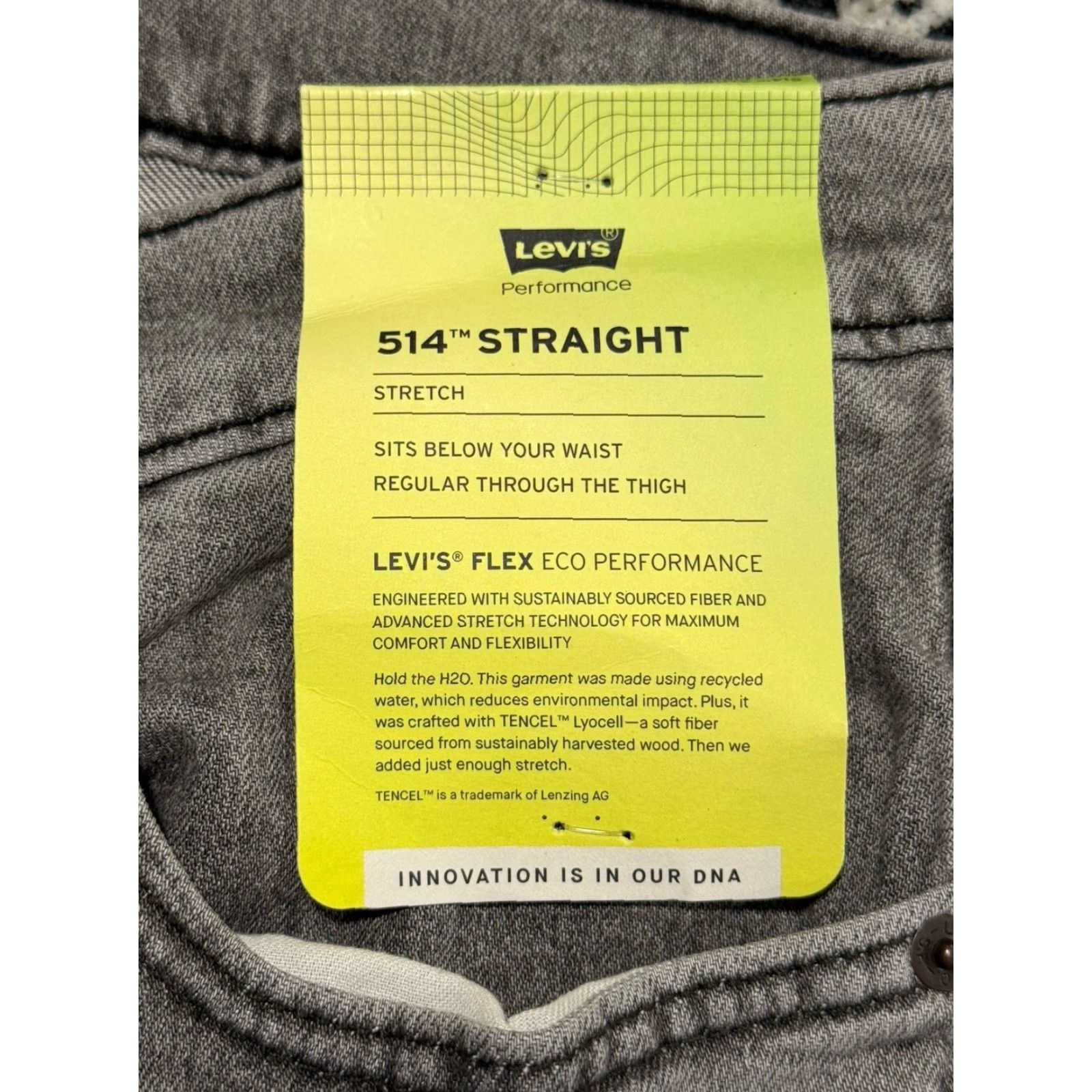 Levi's VINTAGE Levi's 514 Men's Straight Stretch Jeans 32x32 Gray Denim Classic Fit Size US 32 / EU 48 - 5 Thumbnail