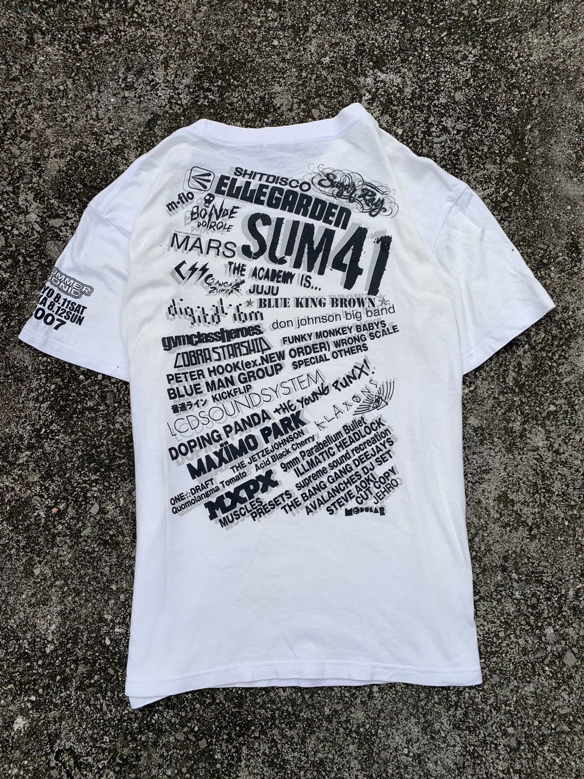 Band Tees Vintage Summer Sonic 2007 Tour Japan Osaka Tokyo Shirt Size US L / EU 52-54 / 3 - 3 Thumbnail