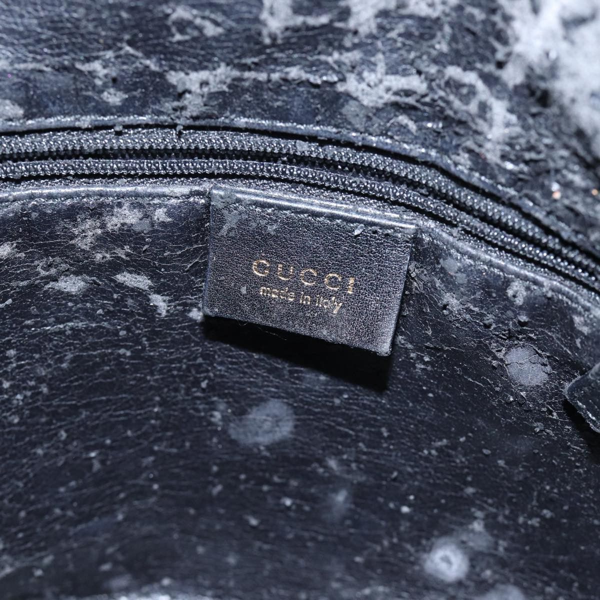 Gucci GUCCI Bamboo Shoulder Bag Leather Black Gold 001 1638 001 Size ONE SIZE - 14 Thumbnail