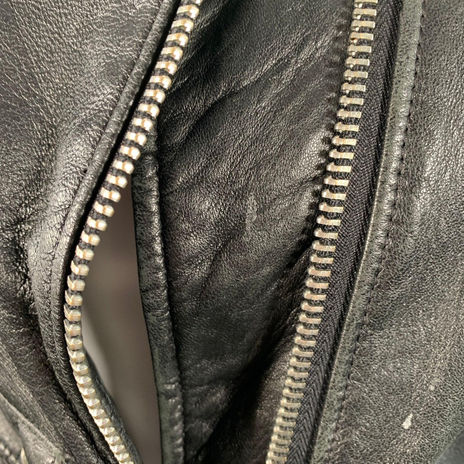 Schott PERFECTO by SCHOTT Size XS Black Leather Motorcycle Jacket Size XS / US 0-2 / IT 36-38 - 9 Thumbnail