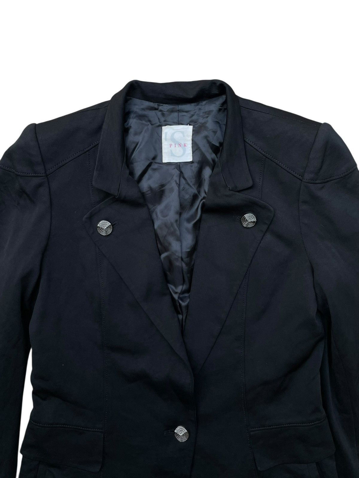 Japanese Brand 2000s S'pink - Black Gothic Blazer vkei style Size US S / EU 44-46 / 1 - 2 Thumbnail