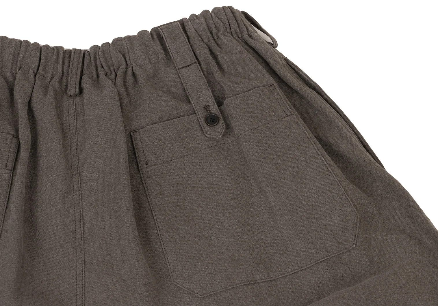 Yohji Yamamoto Yohji Yamamoto Cotton Tapered Pants Mocha 3 Size US 34 / EU 50 - 14 Thumbnail
