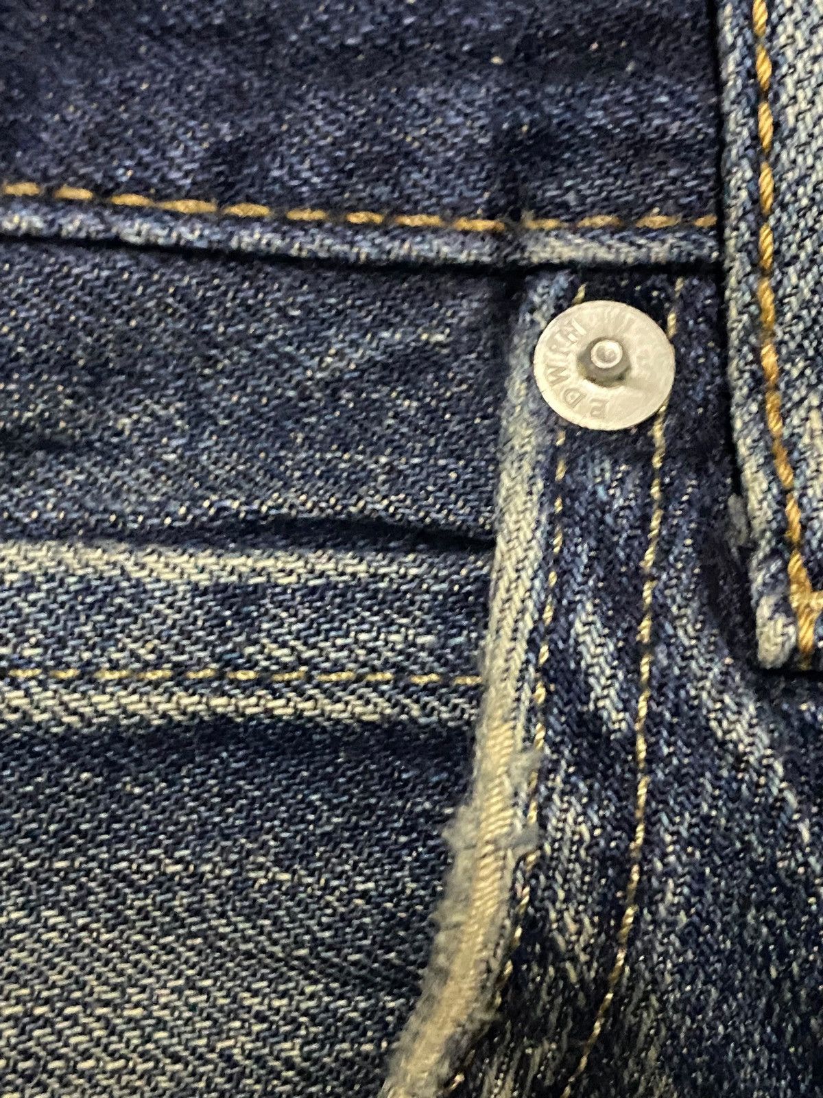 Junya Watanabe Vintage Edwin XV 04 Mud Wash Distressed Loose Jeans Size US 36 / EU 52 - 12 Thumbnail