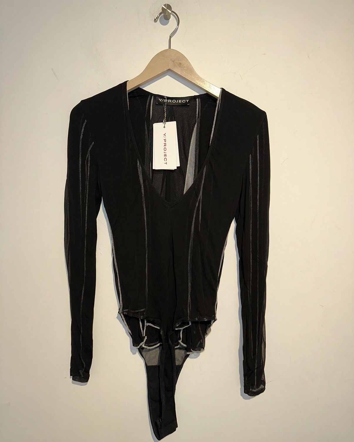 Y/Project Seam Allowance Bodysuit Size L / US 10 / IT 46 - 1 Thumbnail