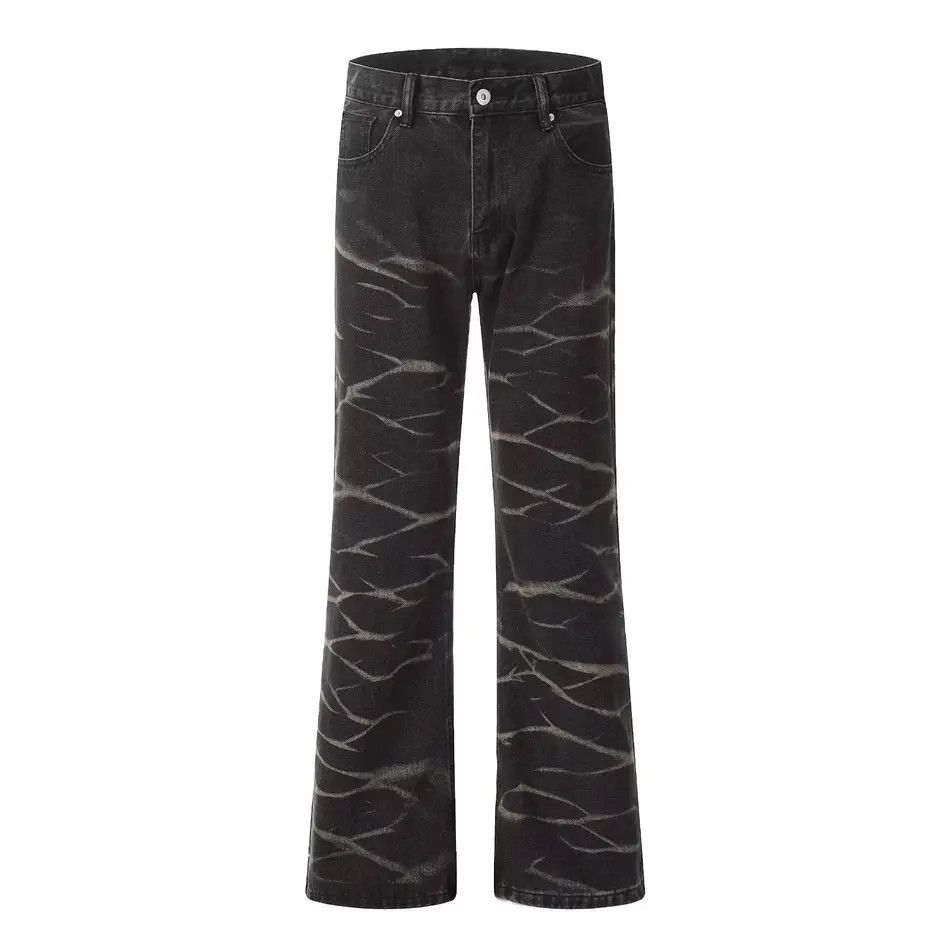 Japanese Brand × Jean Retro straight leg high street wavy jeans Size US 32 / EU 48 - 6 Thumbnail