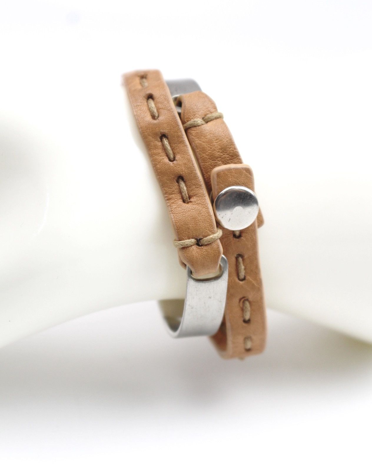 Hysteric Glamour 2000S JAPANESE MADE LEATHER & METAL BRACELET Size ONE SIZE - 3 Thumbnail