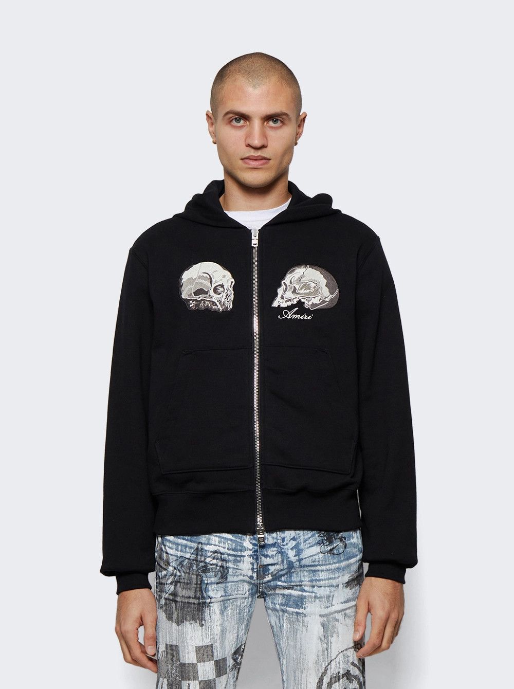 Amiri × Wes Lang o1mle0426 Dream Zip Hoodie in Black Size US S / EU 44-46 / 1 - 3 Thumbnail