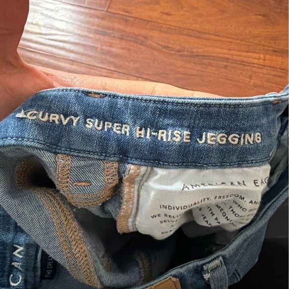 American Eagle Outfitters American Eagle Curvy Super Hi-Rise Jegging Sz 0 Size 25" / US 0 / IT 36 - 7 Thumbnail