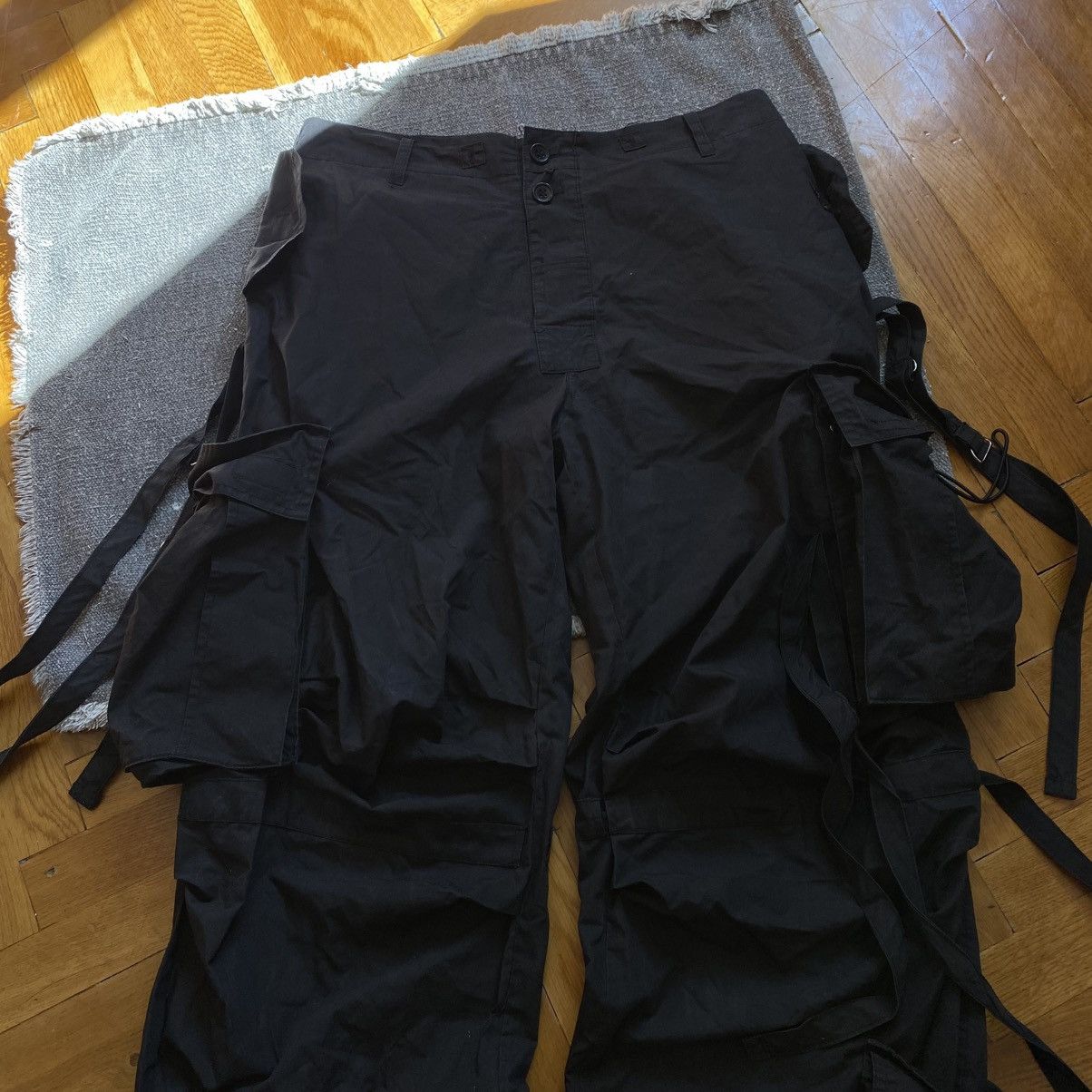Mercy MERCY Y2K JAPANESE BAGGY MULTIPOCKET CARGO PANTS PRACHUTE Size US 32 / EU 48 - 3 Thumbnail