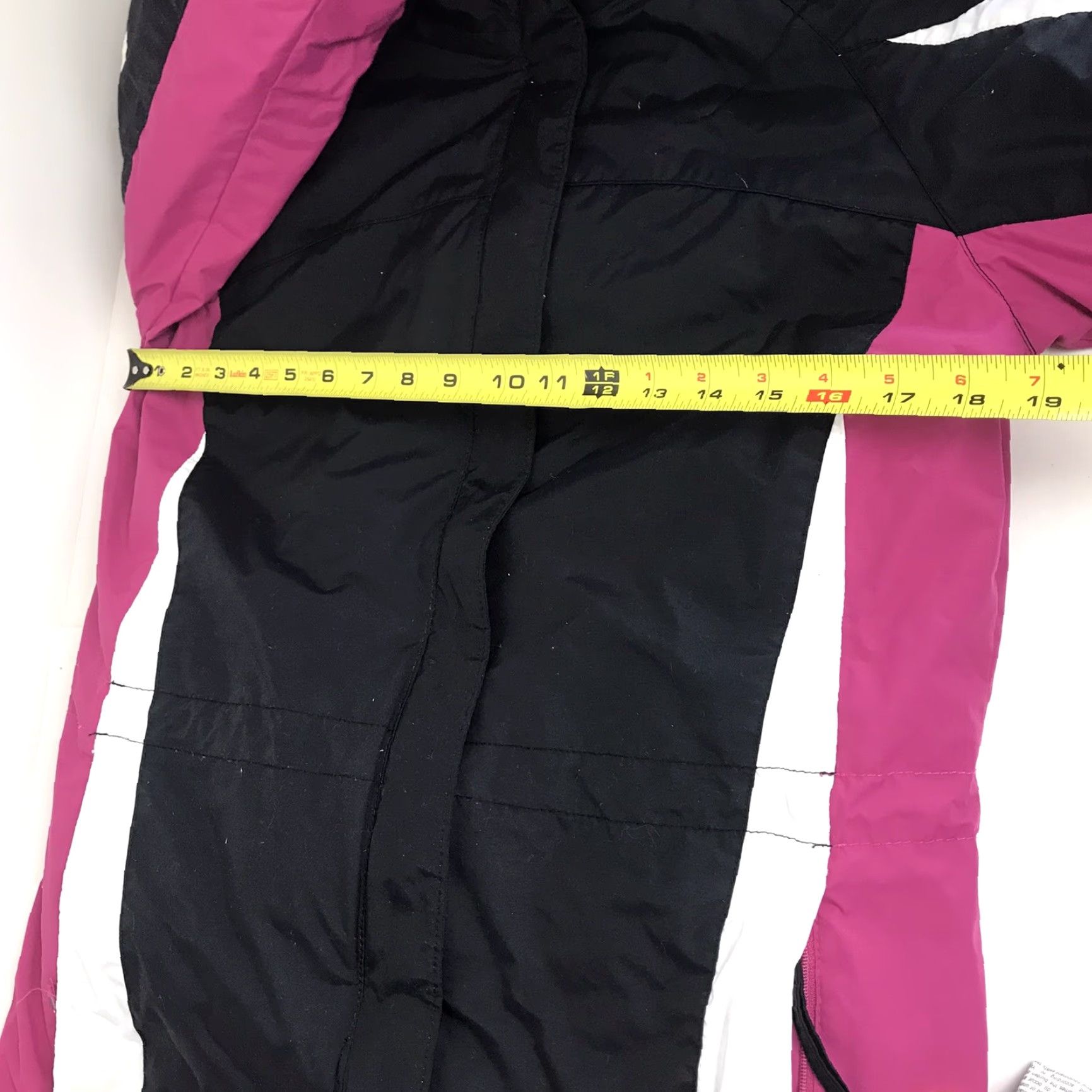 Columbia Interchange Gorpcore Puffer Jacket Womens S Black Pink Ski Winter