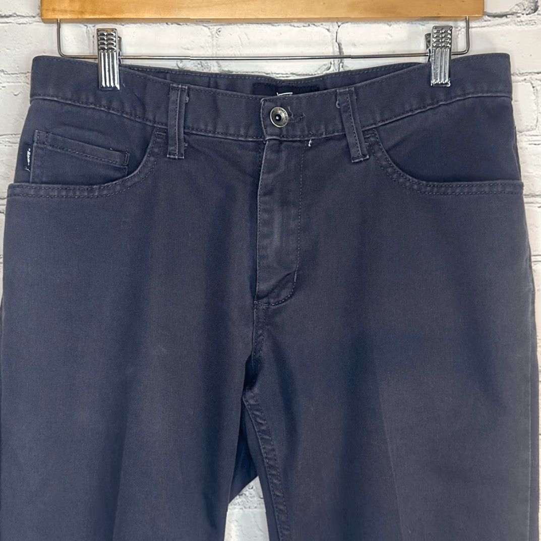 Vans VANS Off the Wall Gray Chino Pants Mens 31 Green 30 Inseam Regular 4RRC2PE Size US 31 - 2 Thumbnail