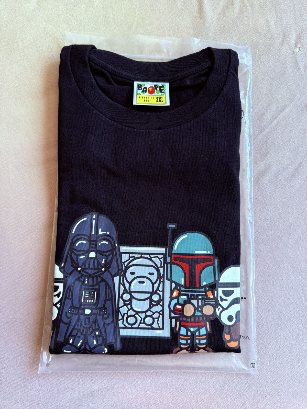 Bape × Star Wars 3XL Bape x Star Wars Baby Milo carbonite tee Size US XXL / EU 58 / 5 - 3 Thumbnail