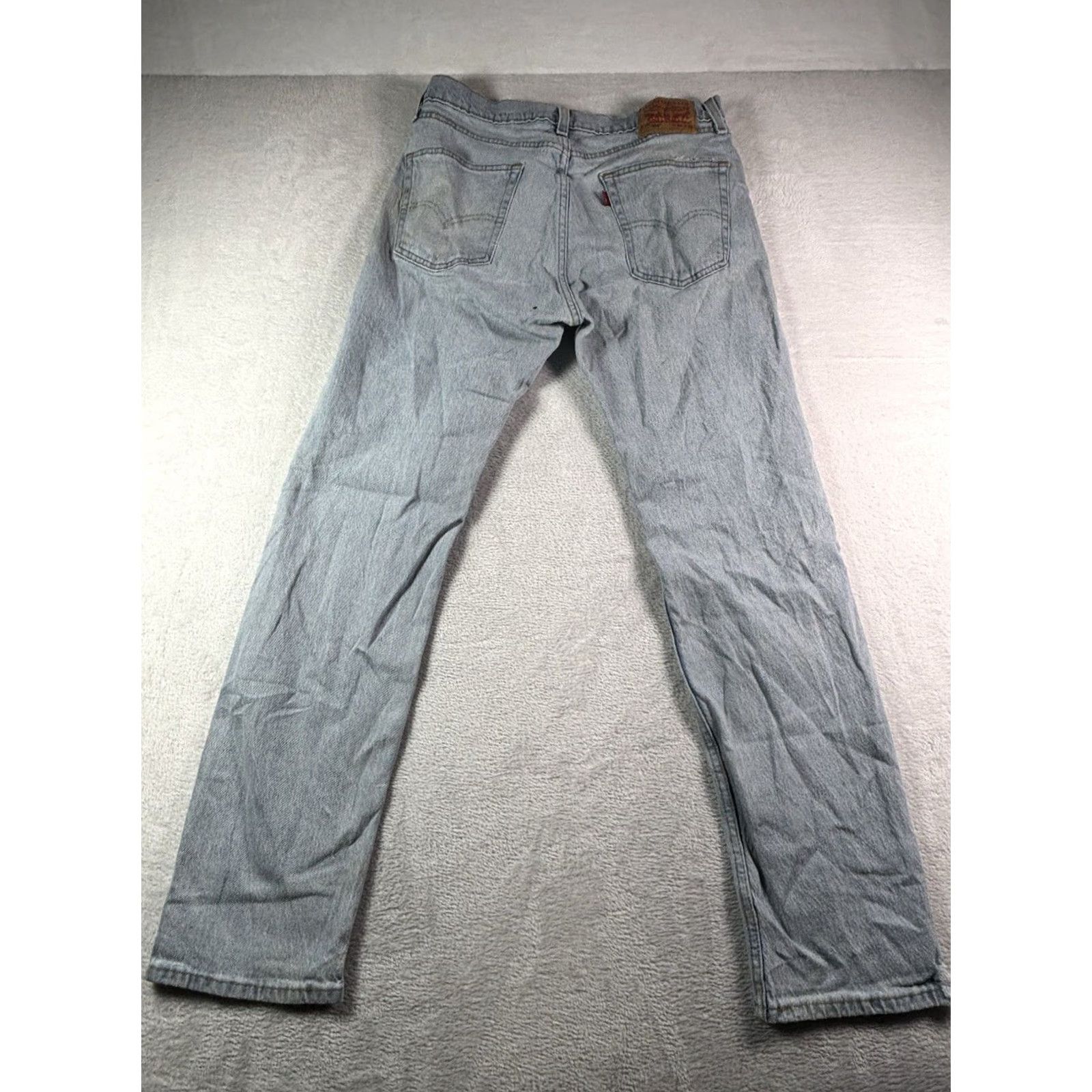 Levi's Levi’s 505 Jeans Slim Fit Straight Leg Light Wash Denim 34x32 Men Vintage No N/A? Size US 34 / EU 50 - 2 Thumbnail
