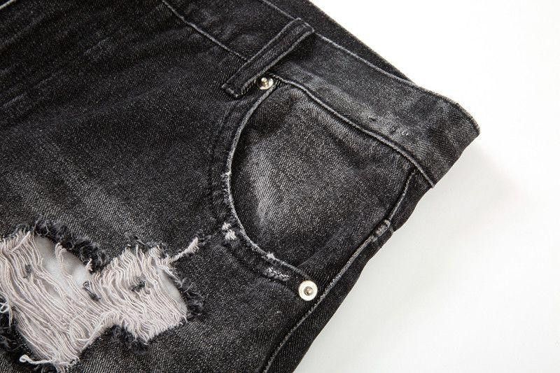 Jean Baggy Washed Distressed Denim Jeans Size US 32 / EU 48 - 6 Thumbnail