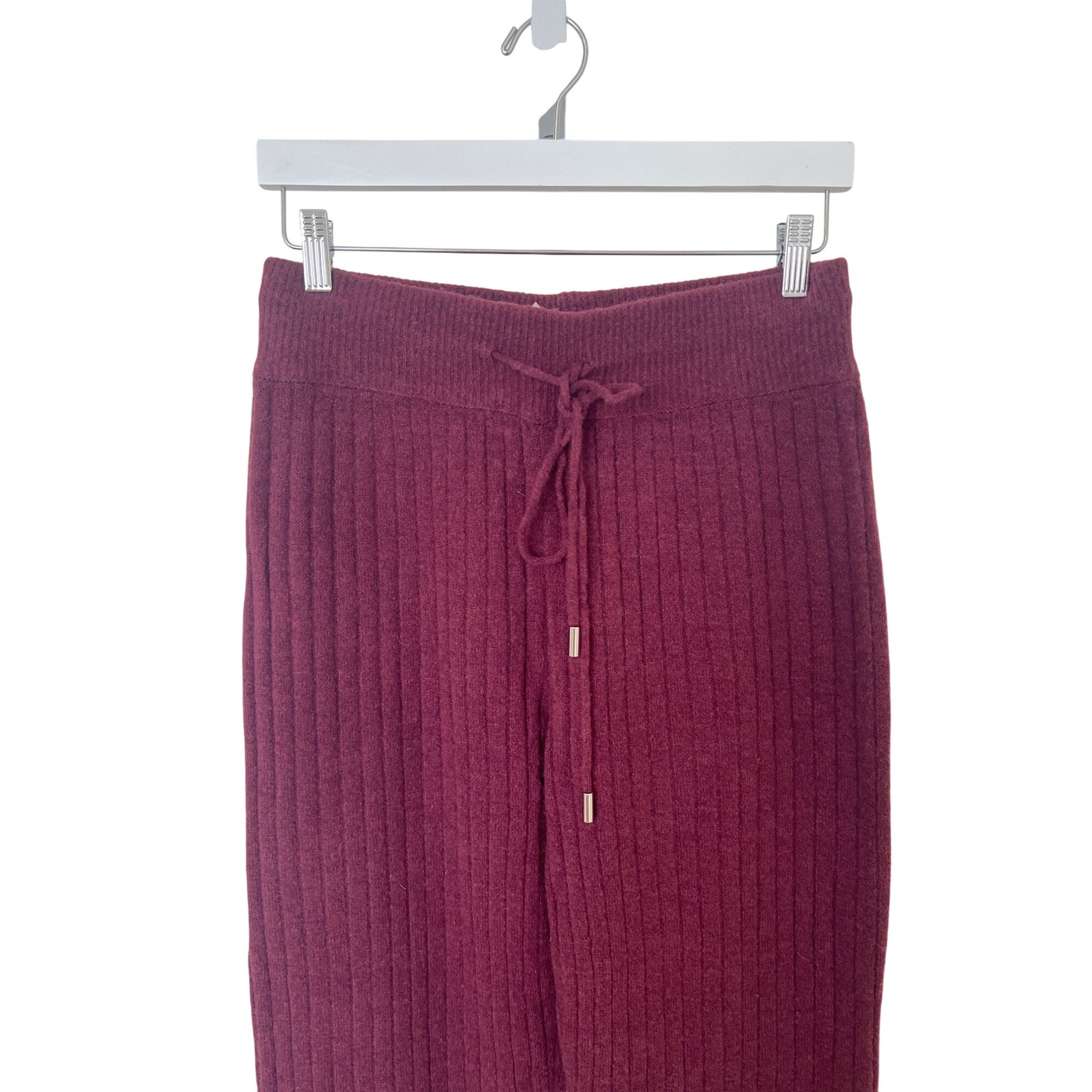 Free People Free People Around The Clock Burgundy Jogger Pants Size 28" / US 6 / IT 42 - 5 Thumbnail
