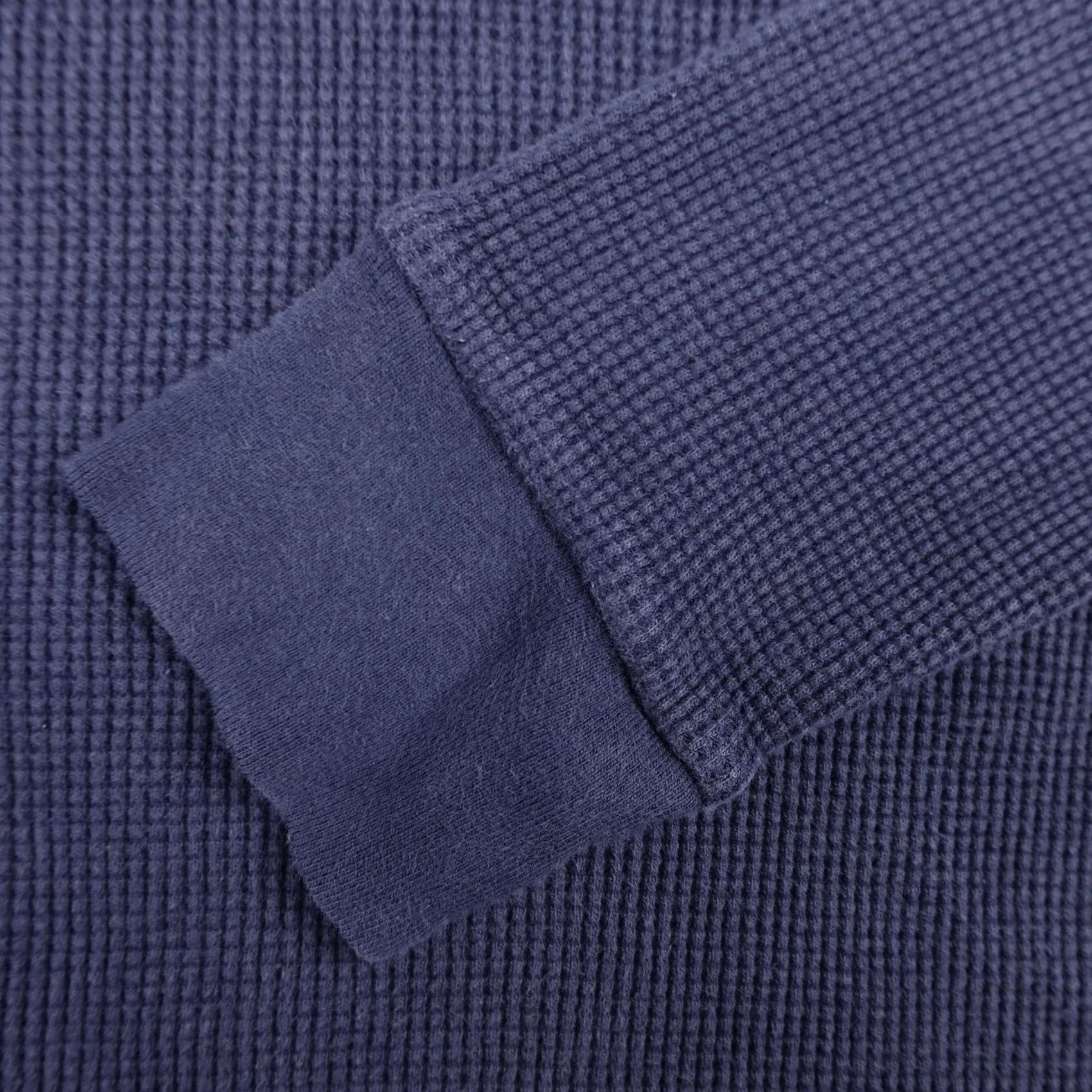 Polo Ralph Lauren Polo Ralph Lauren Thermal Shirt Mens Large Blue Waffle Knit Long Sleeve Pullover Size US L / EU 52-54 / 3 - 6 Thumbnail