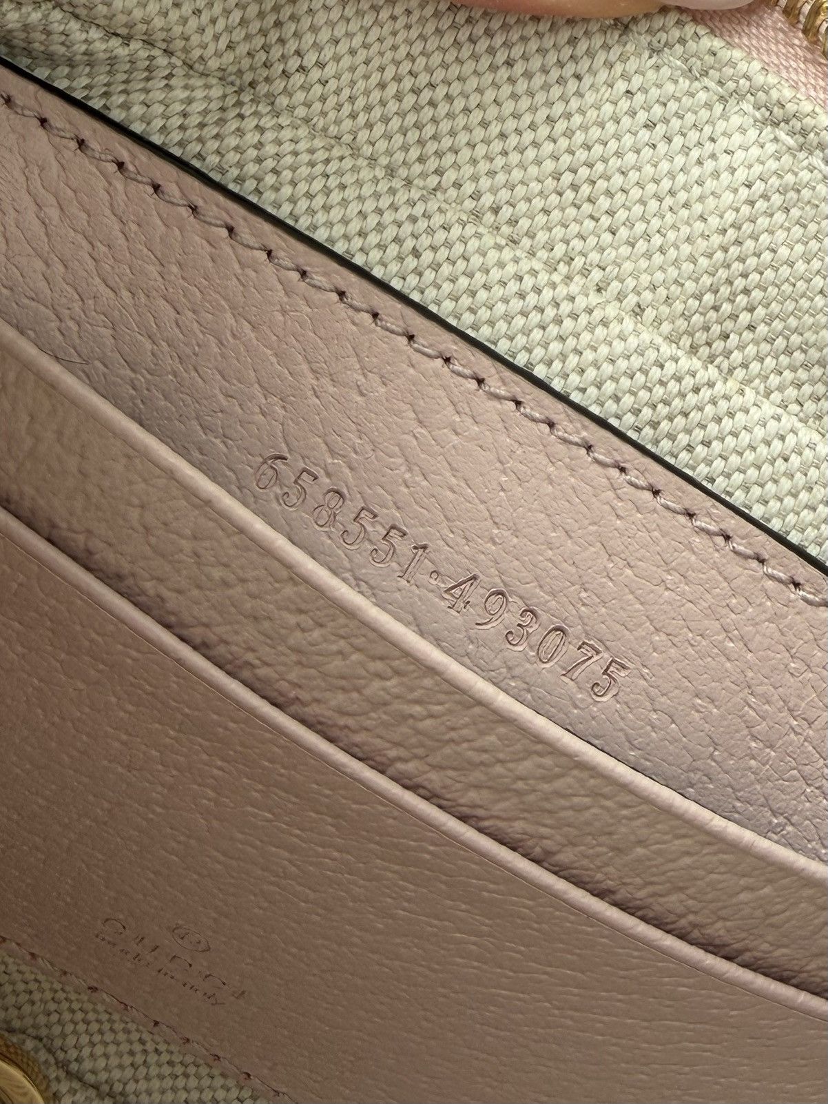 Gucci Gucci Half-Moon Ophidia bag in Pink and tan Size ONE SIZE - 11 Thumbnail