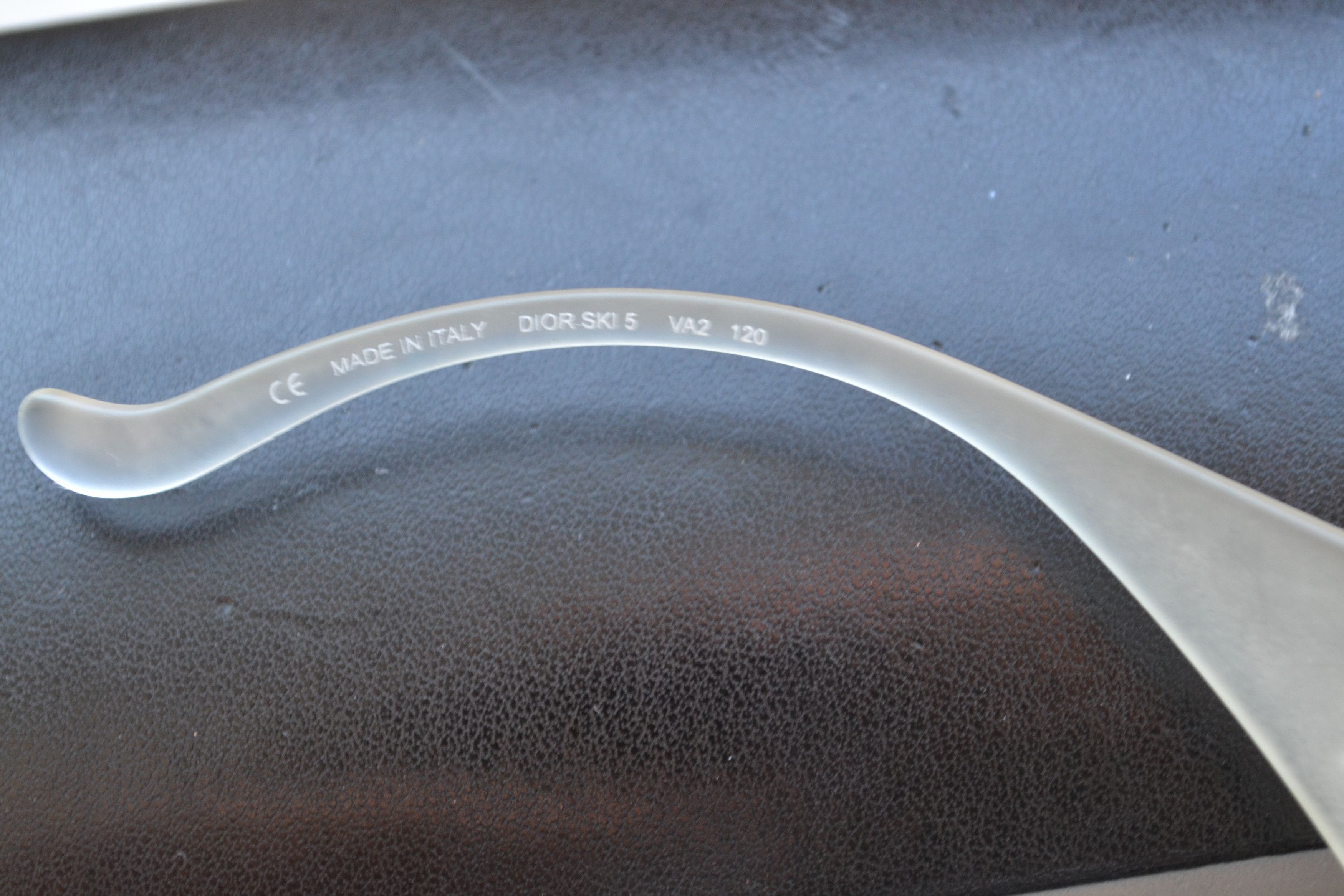 Dior DIOR Sunglasses Ski 5 Logo Sport Shield Mask Vintage Wrap Size ONE SIZE - 7 Thumbnail