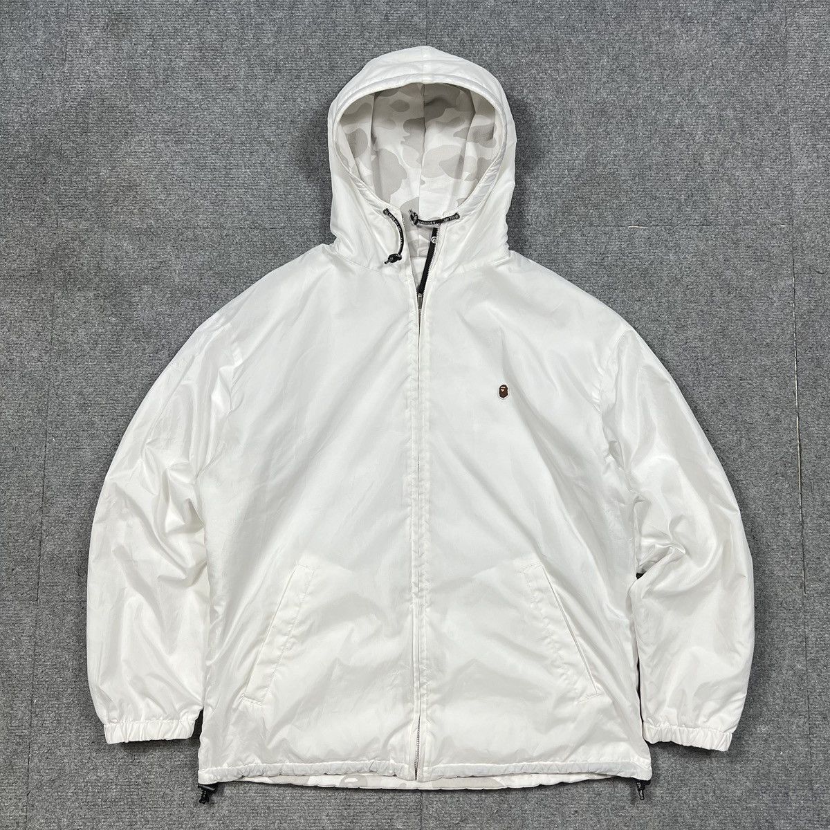 Bape × Nigo Rare Og bape nigo 1st white camo reversible jacket Size US L / EU 52-54 / 3 - 3 Thumbnail